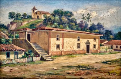 Casa do Trem and Chapel of Santa Catarina by Benedito Calixto